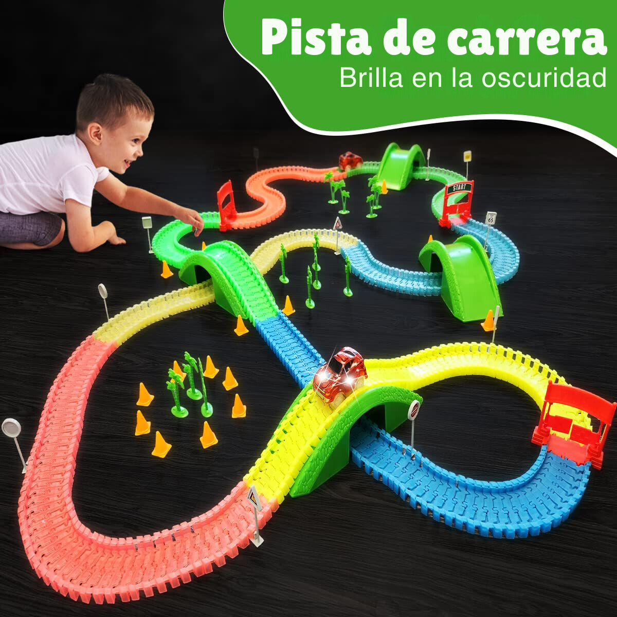 Pista de carreras personalizable